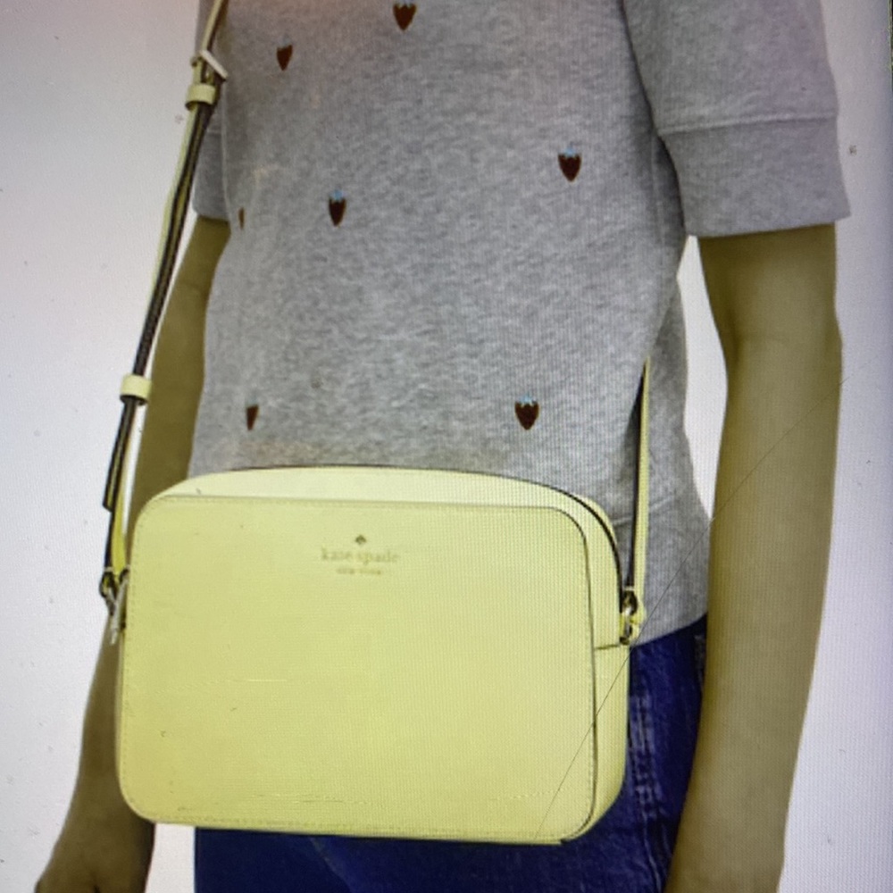 NWT. Harper Crossbody. Color is lemon fondant.